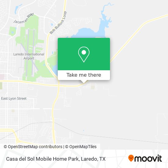 Casa del Sol Mobile Home Park map