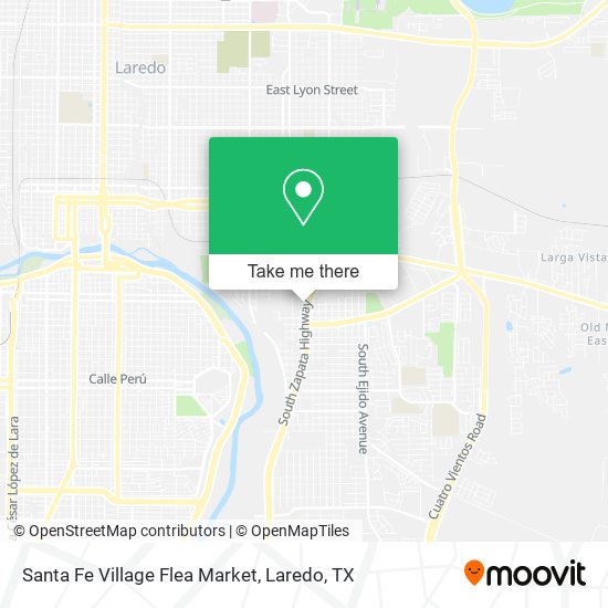 Mapa de Santa Fe Village Flea Market