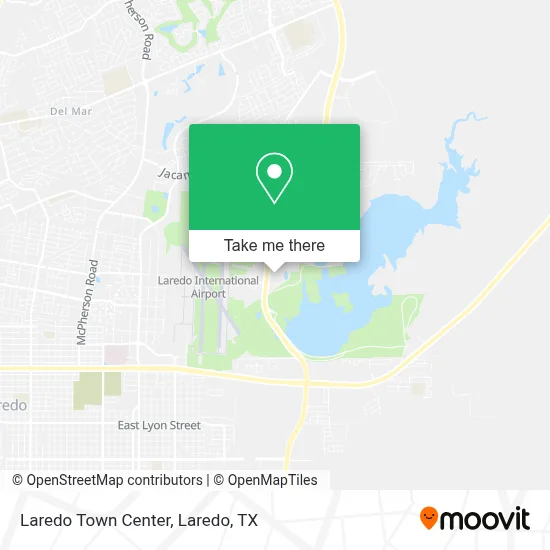 Laredo Town Center map