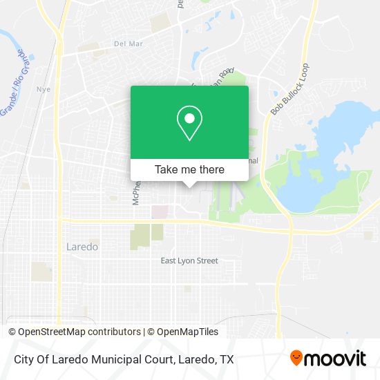 City Of Laredo Municipal Court map