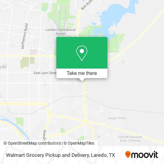 Walmart Grocery Pickup and Delivery map