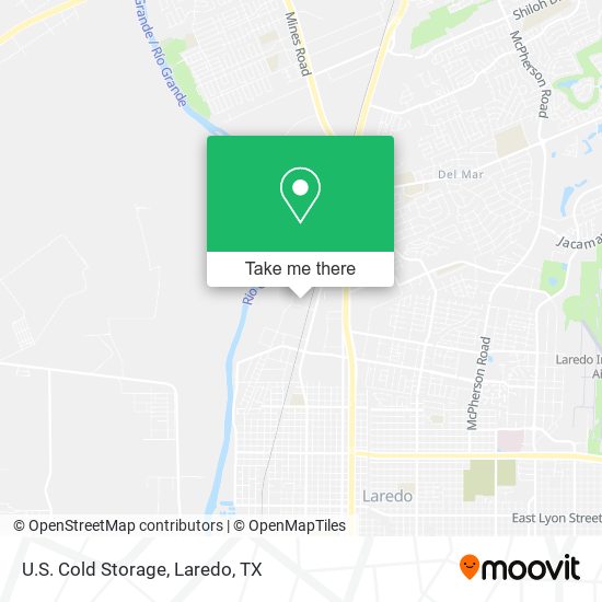 Mapa de U.S. Cold Storage