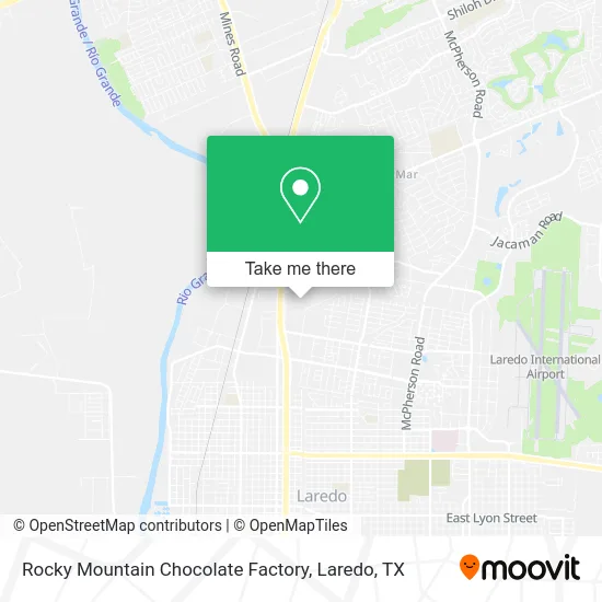 Rocky Mountain Chocolate Factory map