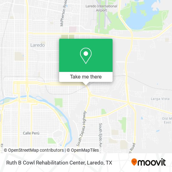 Ruth B Cowl Rehabilitation Center map