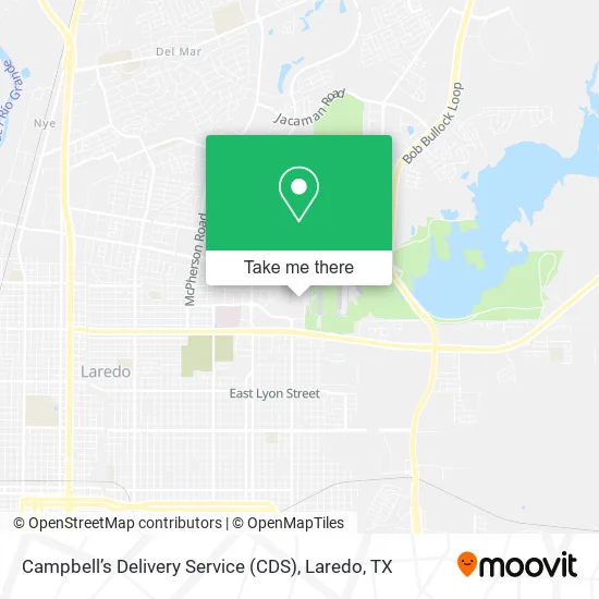 Campbell’s Delivery Service (CDS) map