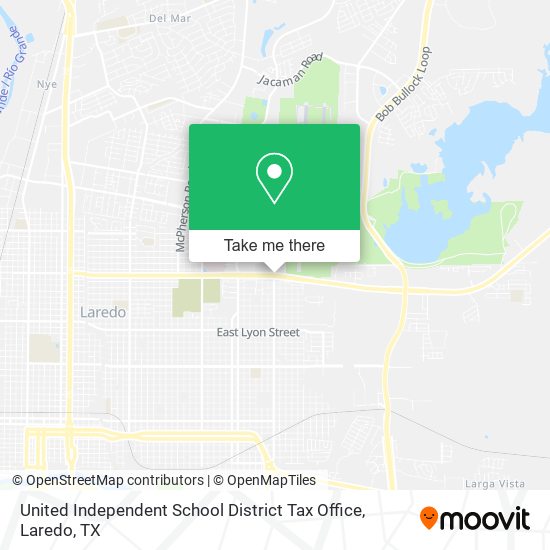 United Independent School District Tax Office map