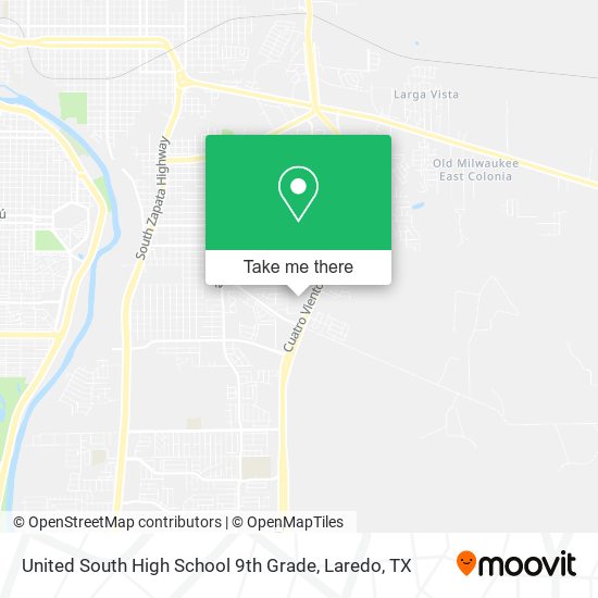 United South High School 9th Grade map