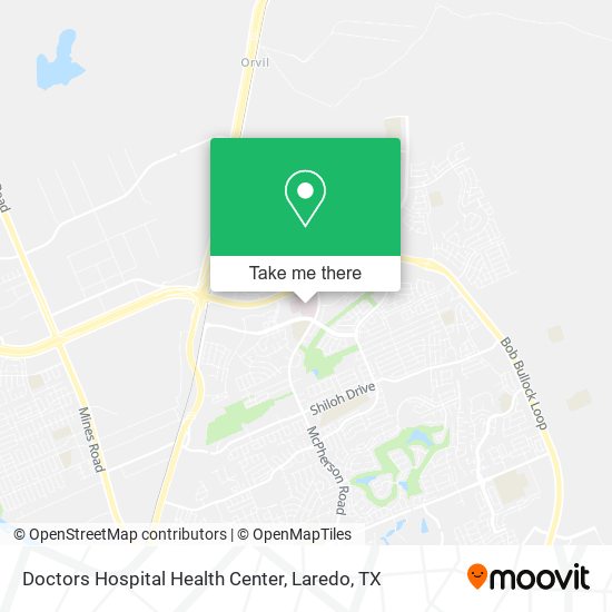 Doctors Hospital Health Center map