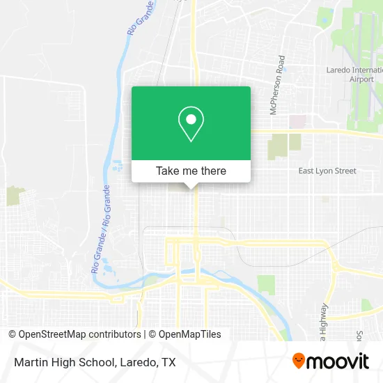 Martin High School map