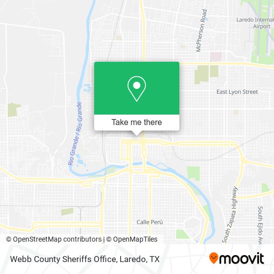 Mapa de Webb County Sheriffs Office