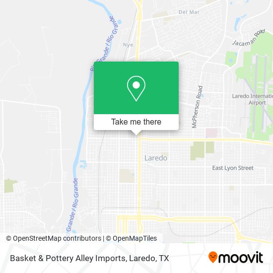 Basket & Pottery Alley Imports map