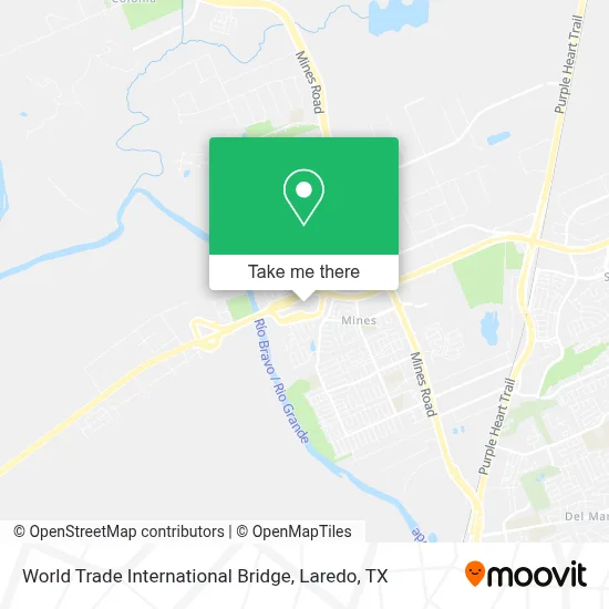 World Trade International Bridge map