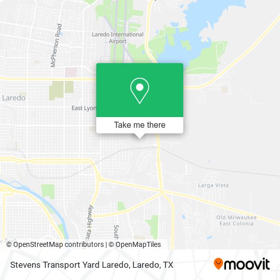 Mapa de Stevens Transport Yard Laredo