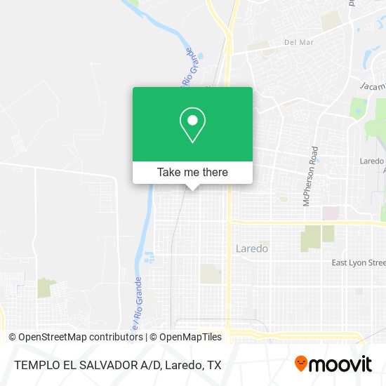 TEMPLO EL SALVADOR A/D map