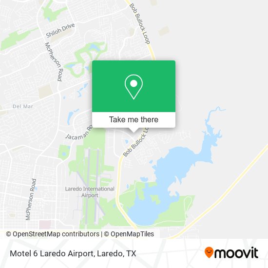 Mapa de Motel 6 Laredo Airport