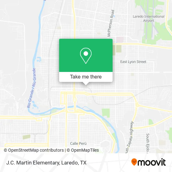 J.C. Martin Elementary map
