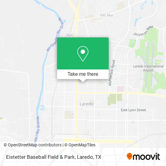 Mapa de Eistetter Baseball Field & Park