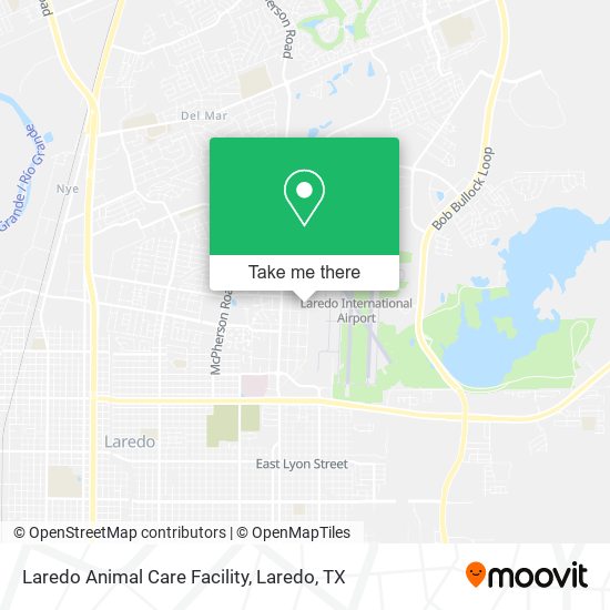 Laredo Animal Care Facility map