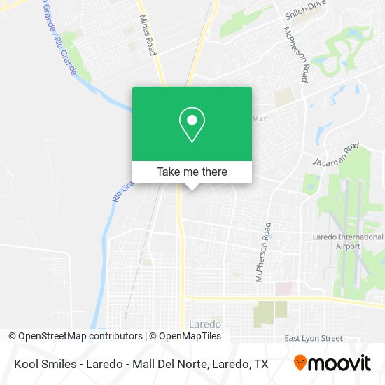 Kool Smiles - Laredo - Mall Del Norte map