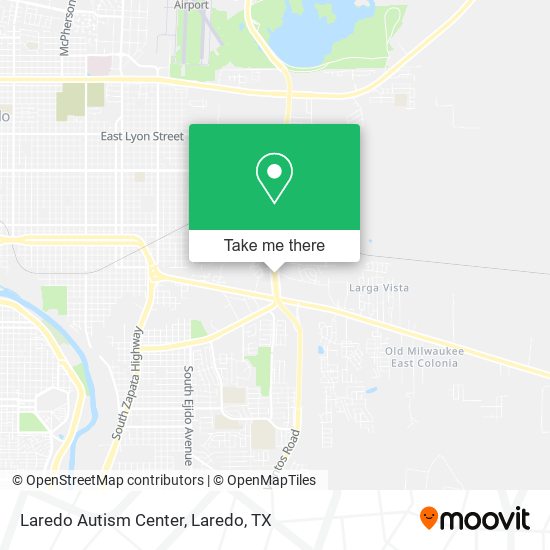 Mapa de Laredo Autism Center
