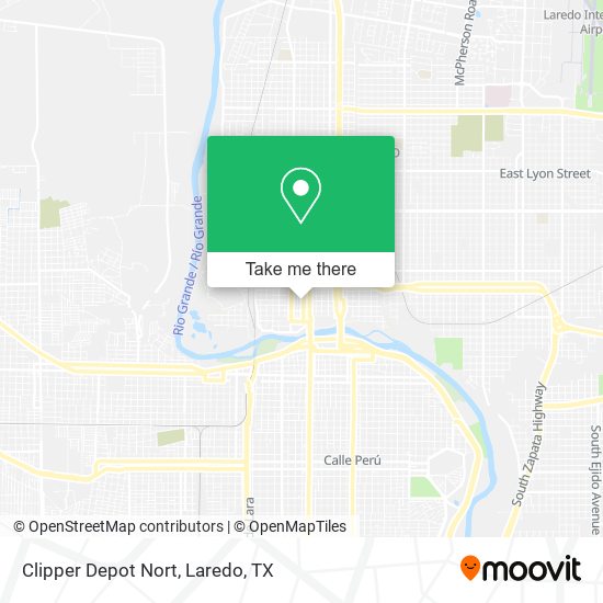 Clipper Depot Nort map