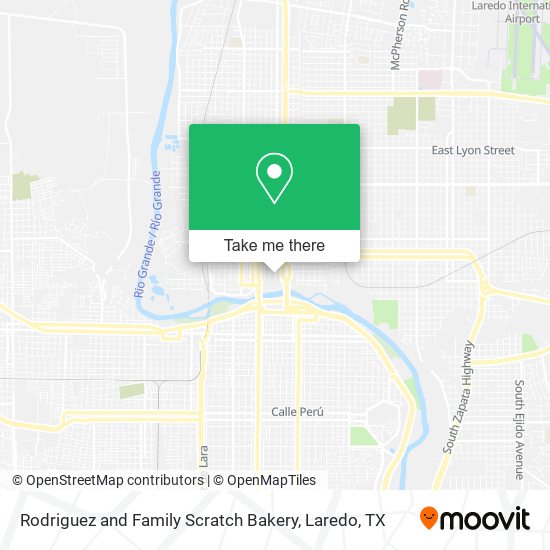 Rodriguez and Family Scratch Bakery map