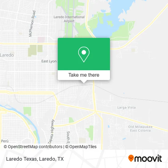 Laredo Texas map