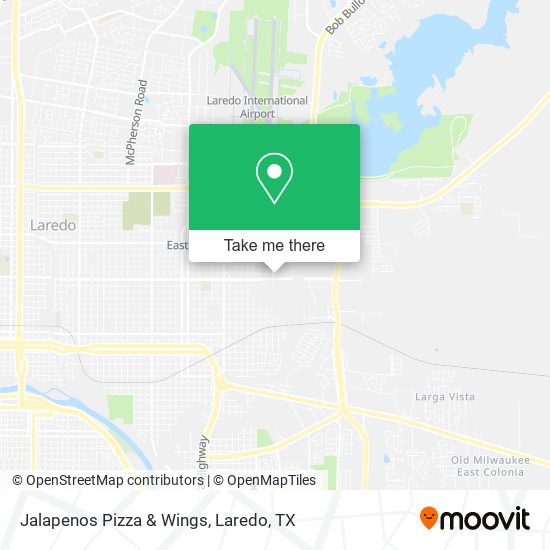 Jalapenos Pizza & Wings map