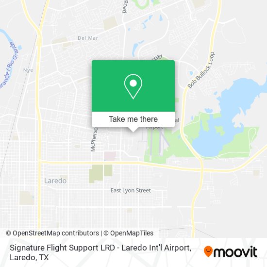Signature Flight Support LRD - Laredo Int'l Airport map