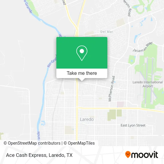 Ace Cash Express map