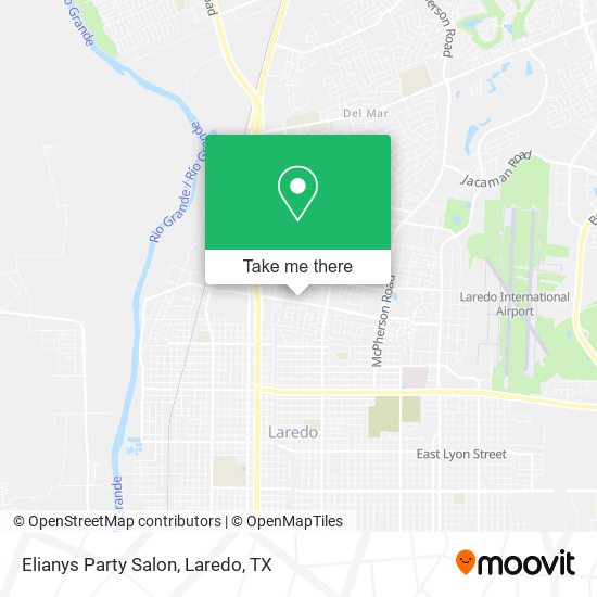 Elianys Party Salon map