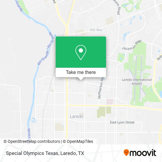 Special Olympics Texas map