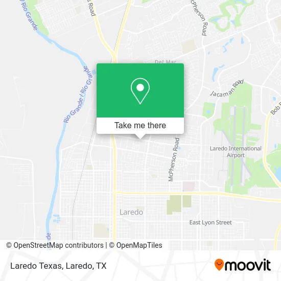 Laredo Texas map