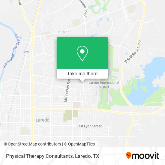 Physical Therapy Consultants map