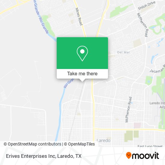 Erives Enterprises Inc map