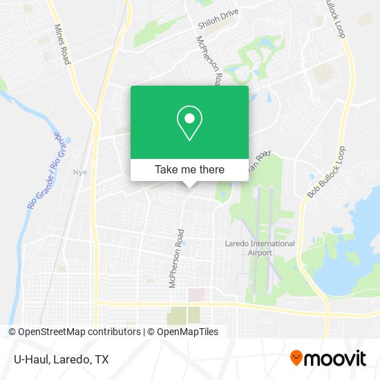 U-Haul map