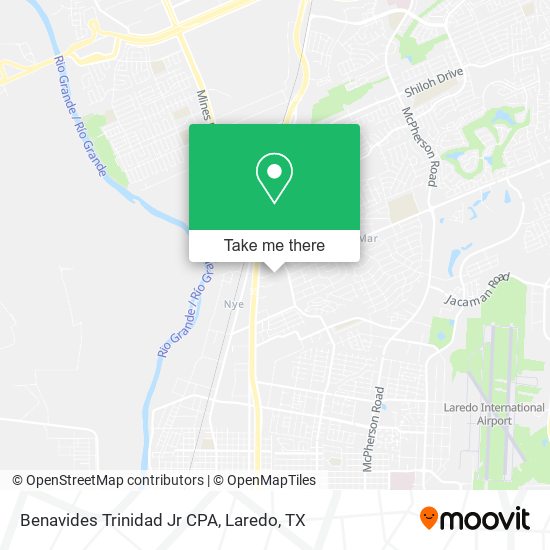 Benavides Trinidad Jr CPA map