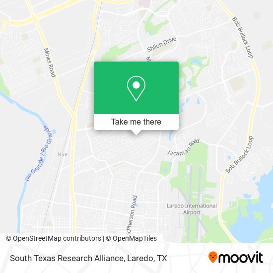South Texas Research Alliance map