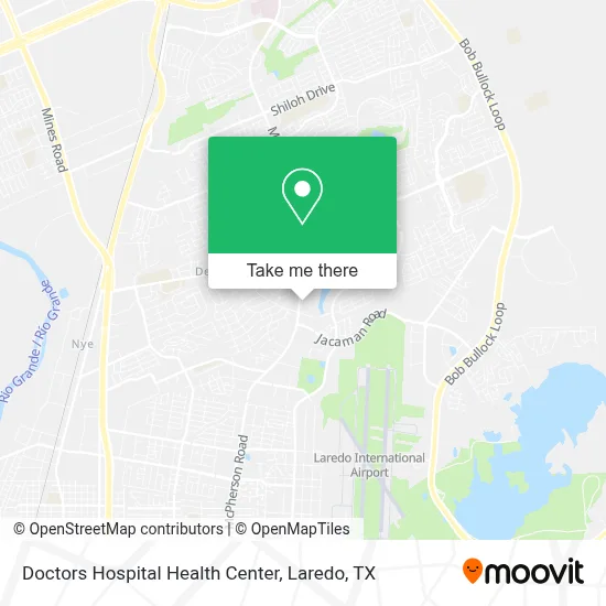 Doctors Hospital Health Center map