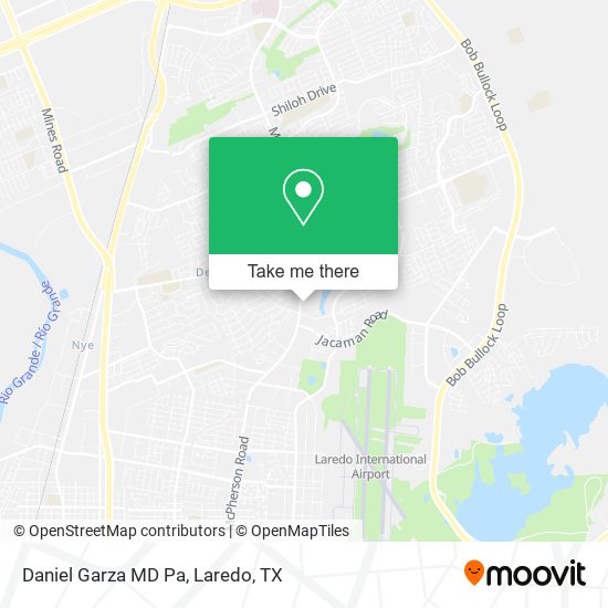 Daniel Garza MD Pa map