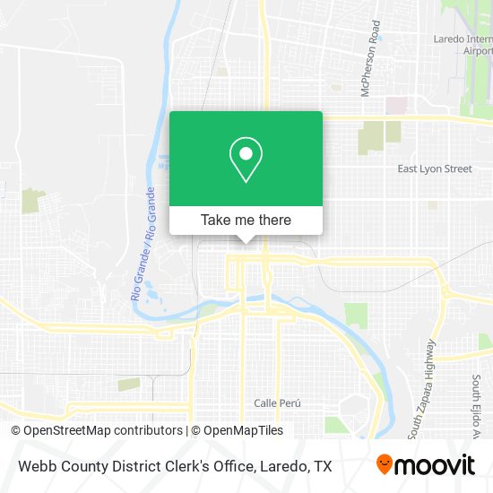 Mapa de Webb County District Clerk's Office