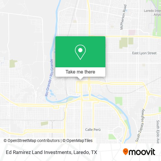 Ed Ramirez Land Investments map