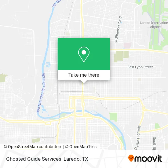 Ghosted Guide Services map