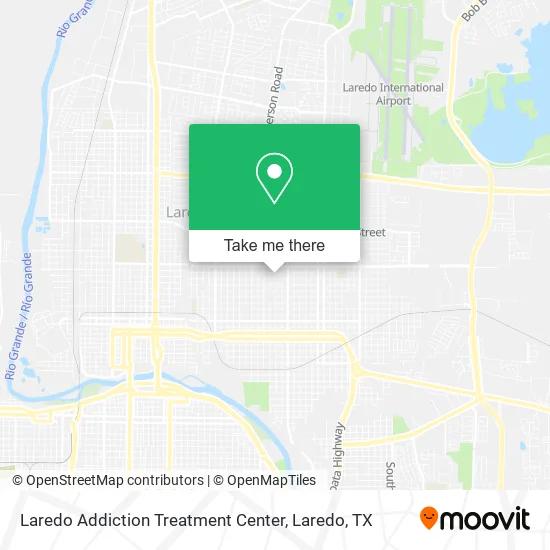 Mapa de Laredo Addiction Treatment Center