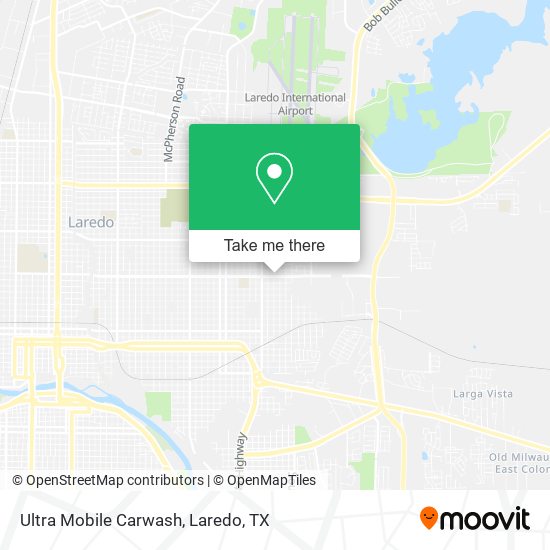 Ultra Mobile Carwash map