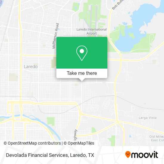 Devolada Financial Services map