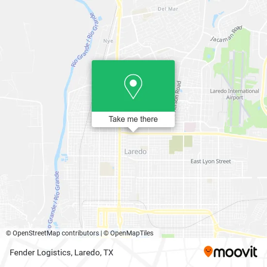 Mapa de Fender Logistics