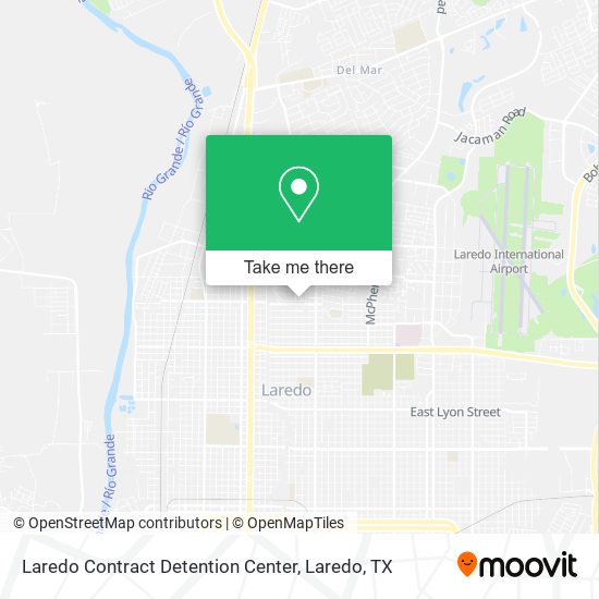 Laredo Contract Detention Center map