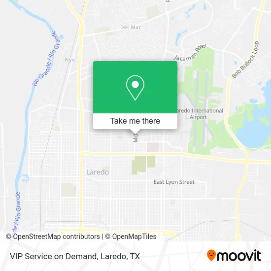 VIP Service on Demand map