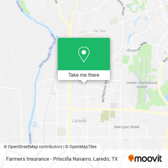 Farmers Insurance - Priscilla Navarro map